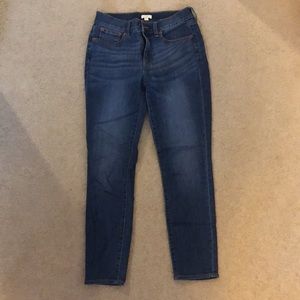 J crew cropped stretch jeans